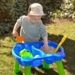 Vandens ir smėlio staliukas žaidimams su 9 priedais – Paveikslėlis 7