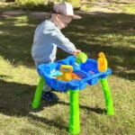 Vandens ir smėlio staliukas žaidimams su 9 priedais – Paveikslėlis 9