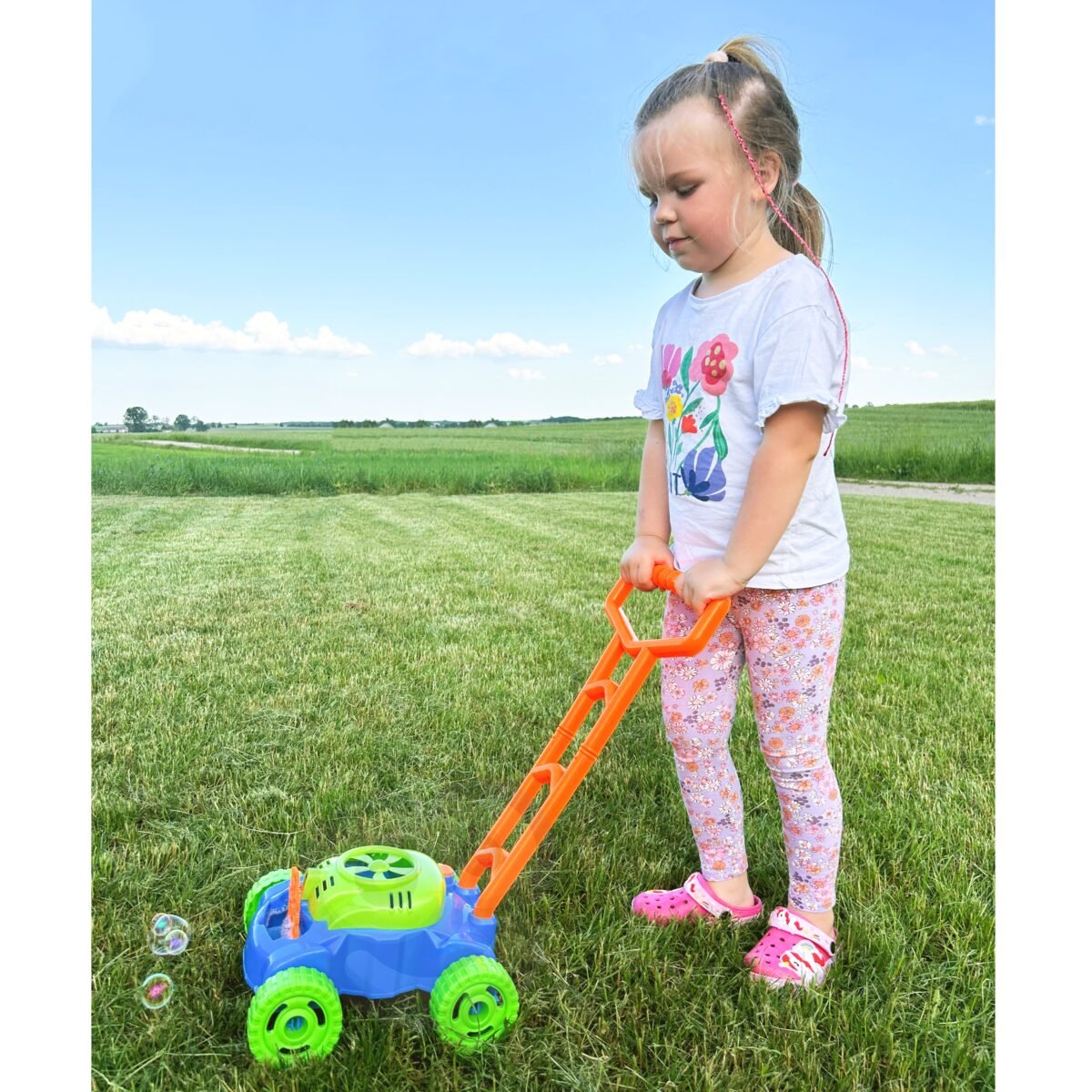 Vejapjovė su muilo burbuliukais ir garsais – Paveikslėlis 2