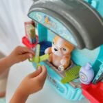 Veterinarijos rinkinys 3 viename: kuprinė-ligoninė su šuniuku