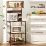 Virtuvės stovas su 2 integruotais elektros lizdais ir S formos kabliukais – Paveikslėlis 6