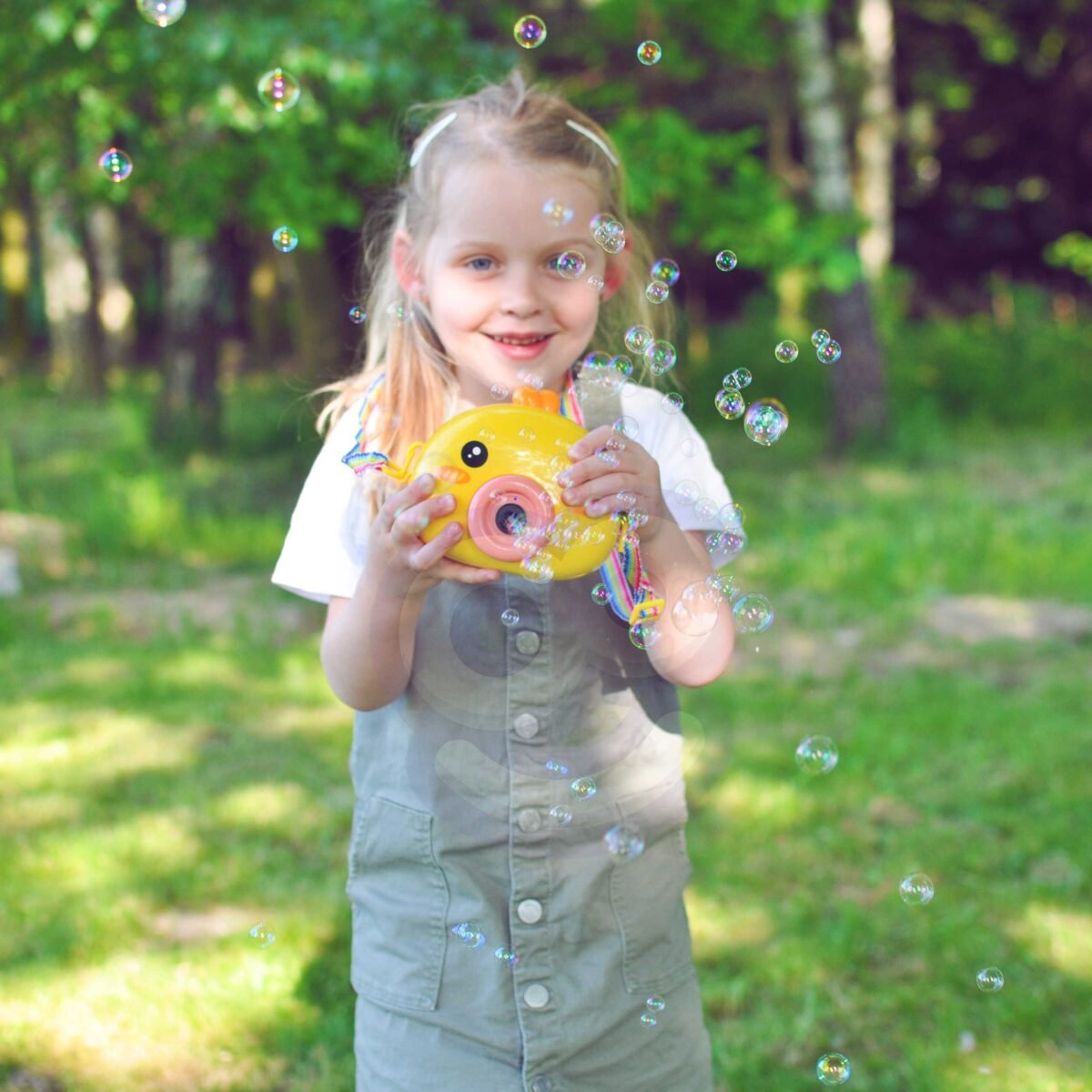 Viščiukas burbulų mašina su muzika ir šviesomis – Paveikslėlis 4