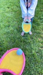 Žaidimo raketės vaikams su 2 kamuoliukais – Paveikslėlis 2