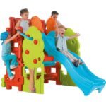 Žaidimų aikštelė su banguota čiuožykla ir staliuku – Paveikslėlis 6