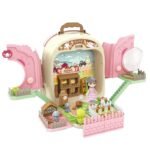 Žaidimų kuprinė 3in1: triušių ferma ir sodas