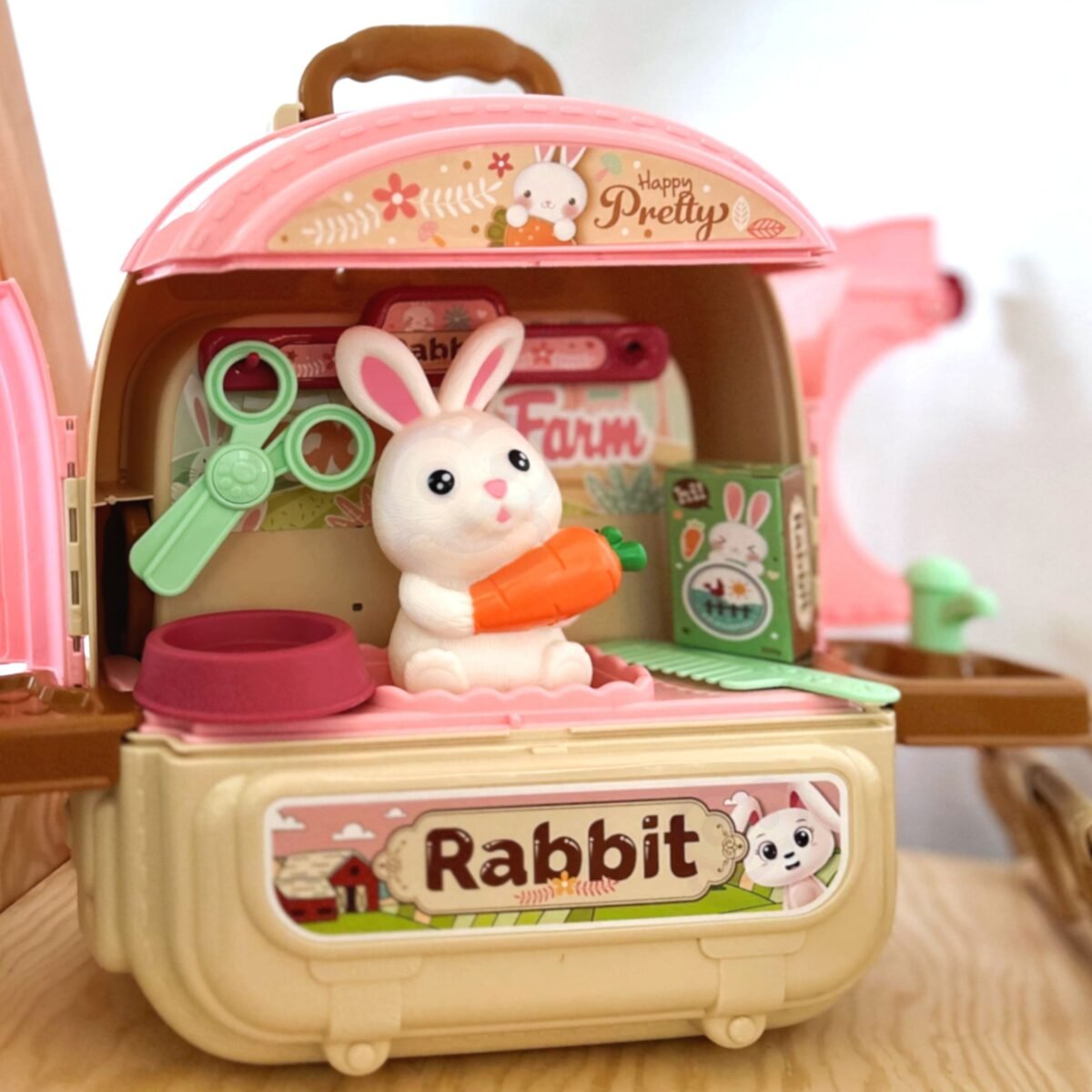 Žaidimų kuprinė 3in1: triušių ferma ir sodas – Paveikslėlis 7