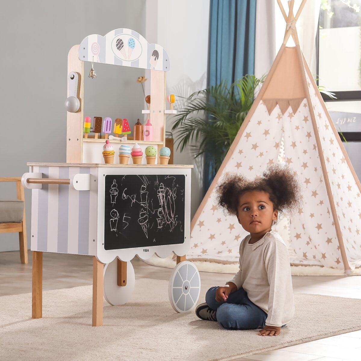 Žaidimų parduotuvėlės rinkinys: cukrainė ir ledainė – Paveikslėlis 9