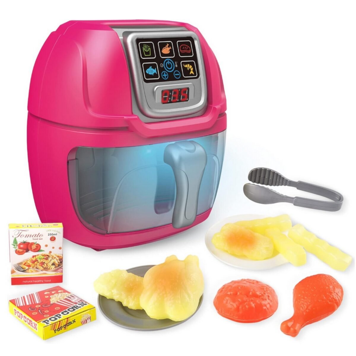 Žaislinė interaktyvi gruzdintuvė su efektais ir priedais – Paveikslėlis 5