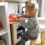 Žaislinės kasos rinkinys su skaičiuotuvu ir skaitytuvu