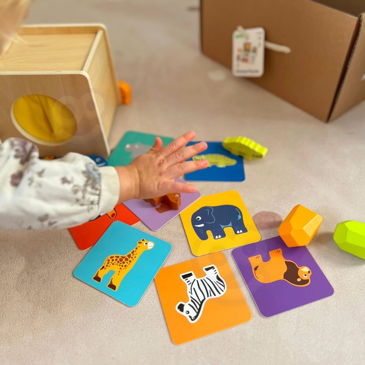 Montessori sensorinė lavinamoji dėžutė – Paveikslėlis 6