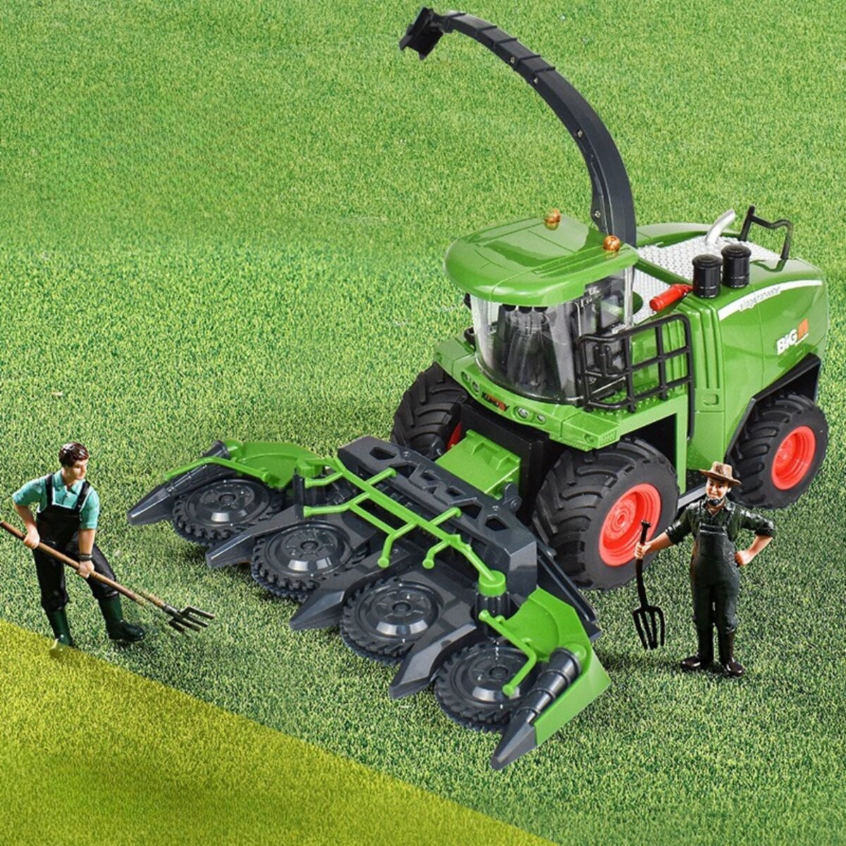 Žalias frikcinis kombainas su keičiamais priedais – Paveikslėlis 4
