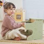 Medinis edukacinis pianinas su spalvotais klavišais – Paveikslėlis 5