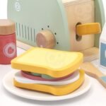 Medinis pusryčių rinkinys su skrudintuvu ir 14 priedų – Paveikslėlis 8