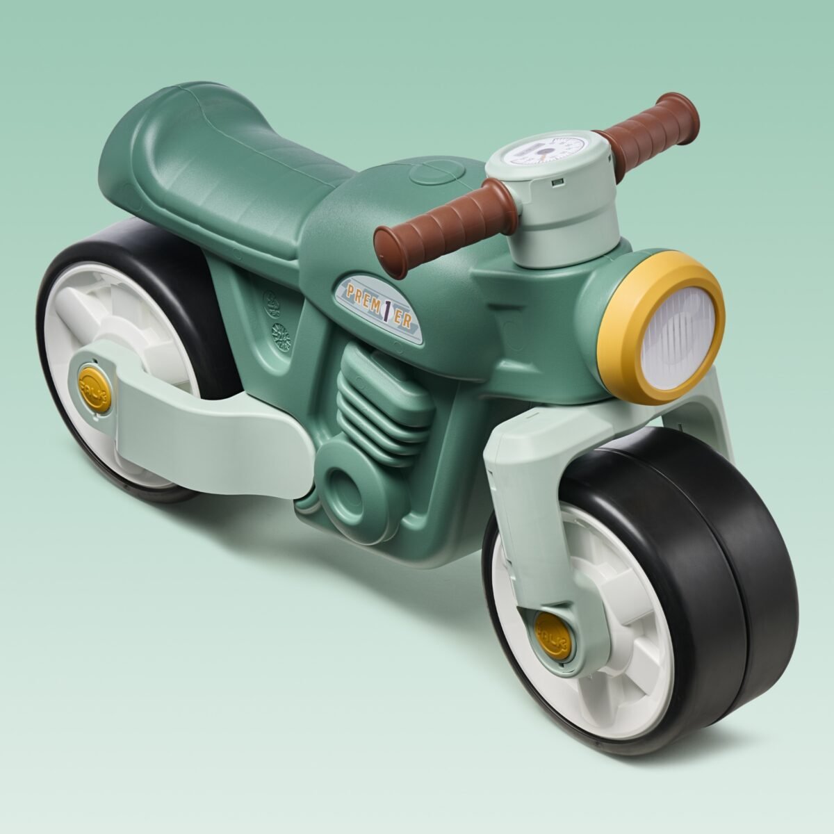 Retro paspiriamas motociklas tyliais ratais – Paveikslėlis 2