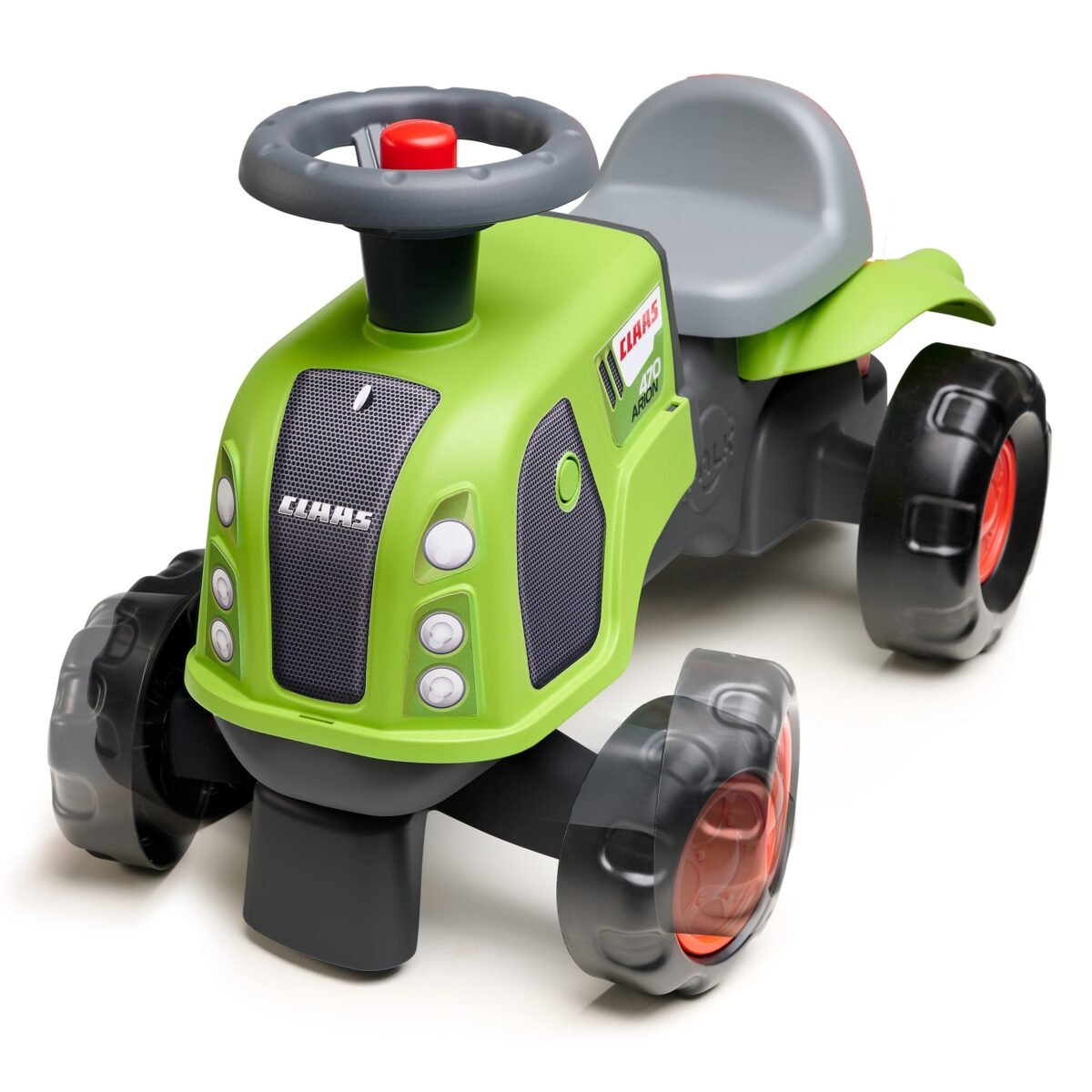 Žalias traktoriukas stumdukas su nuimama priekaba ir smėlio žaislais – Paveikslėlis 15