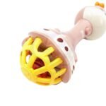 Žirafos formos sensorinis muzikinis barškutis-kramtukas Montessori – Paveikslėlis 6