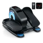 Elektrinis sėdimas pedalų treniruoklis su tyliu veikimu (Juoda)