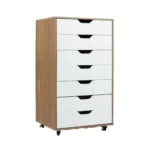 Biuro spintelė su 7 stalčiais (Natūrali)