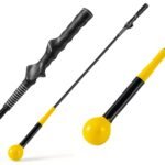 100 cm golfo mosto treniruoklis su pasunkinta galvute (Geltona)