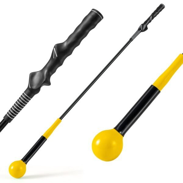 100 cm golfo mosto treniruoklis su pasunkinta galvute (Geltona)