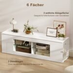 140 cm TV spintelė su 6 skyriais – Paveikslėlis 4