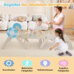 3 dalių sulankstomas laipiojimo ir čiuožimo rinkinys vaikams su kaladėlėmis (Natūrali) – Paveikslėlis 3