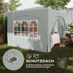 3x3 m Pop-up paviljonas su šoninėmis sienomis – Paveikslėlis 6