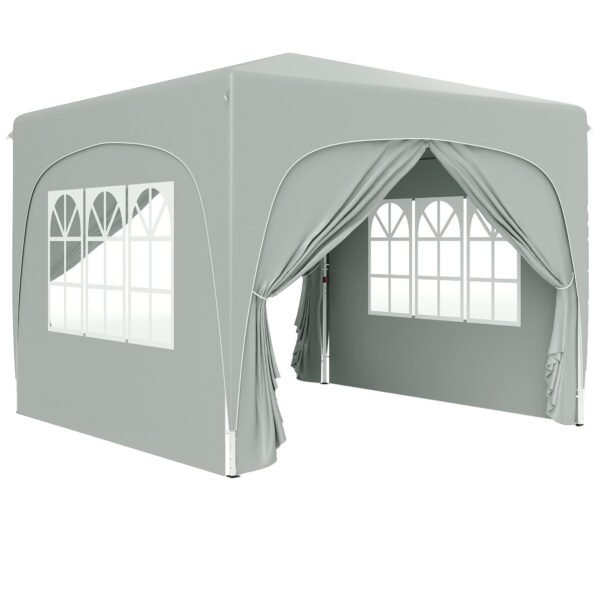3x3 m Pop-up paviljonas su šoninėmis sienomis