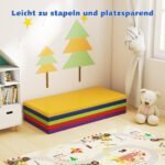 5 dalių storų putplasčio kilimėlių rinkinys vaikų sportui ir poilsiui (Įvairiaspalvė) – Paveikslėlis 4