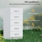 5 stalčių komoda – Paveikslėlis 6