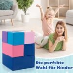 7 dalių minkštų lavinamųjų putplasčio blokelių rinkinys (Spalvingas)