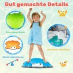 9 dalių neslystančių balansavimo akmenų rinkinys vaikams (Spalvotas) – Paveikslėlis 5