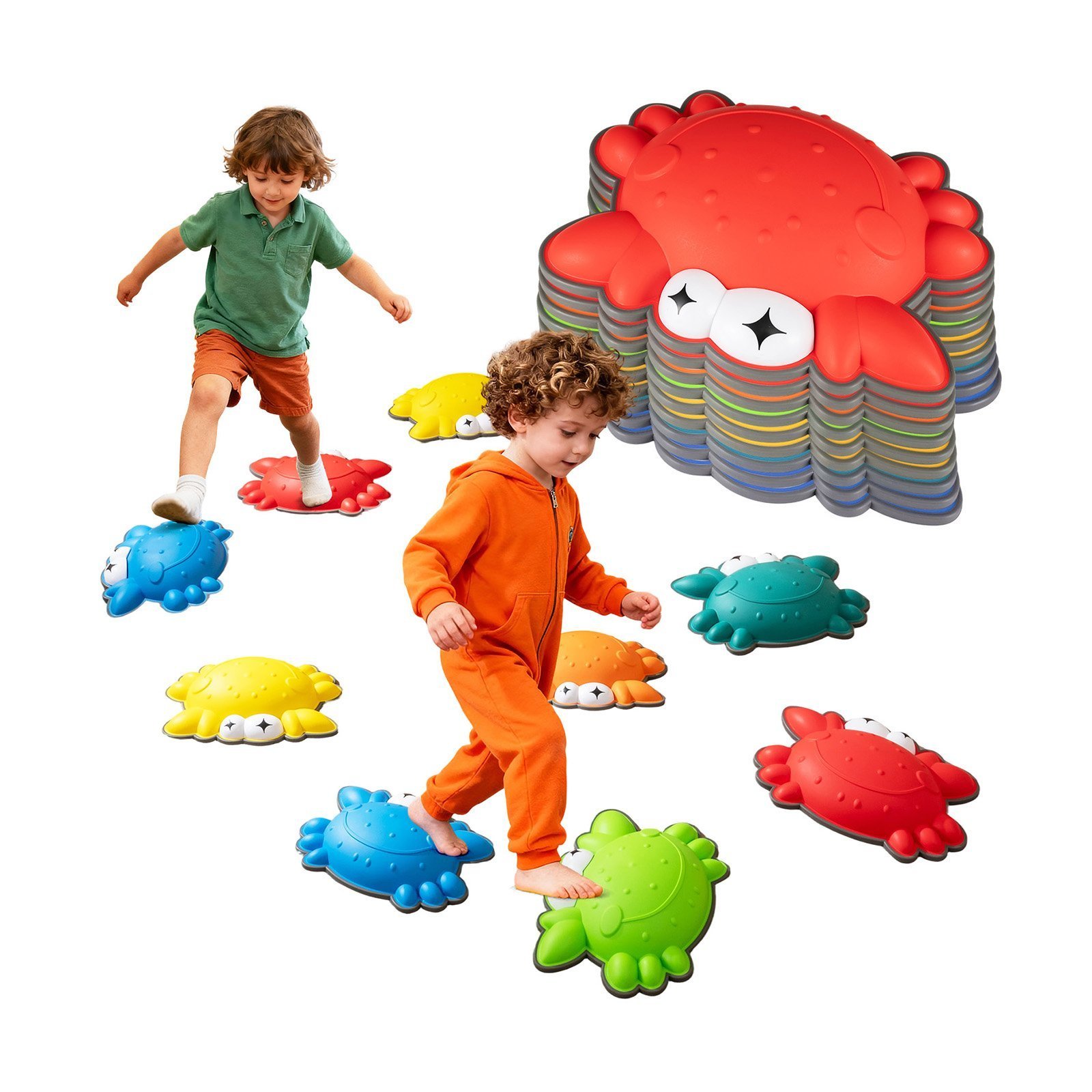 9 dalių neslystančių balansavimo akmenų rinkinys vaikams (Spalvotas) 9 dalių neslystančių balansavimo akmenų rinkinys vaikams (Spalvotas)