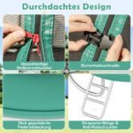 Apvalus lauko batutas su apsauginiu tinklu ir kopėčiomis (Žalia) – Paveikslėlis 3