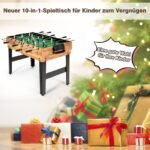 Daugiafunkcinis 10-in-1 žaidimų stalas vaikams ir suaugusiems (Spalvota) – Paveikslėlis 3