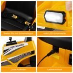 Elektrinė vejapjovė vaikams su dvigubais valdymo svertais (Oranžinė) – Paveikslėlis 4