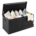 Erdvi 300 L sodo daiktadėžė su dujiniais amortizatoriais (Juoda)