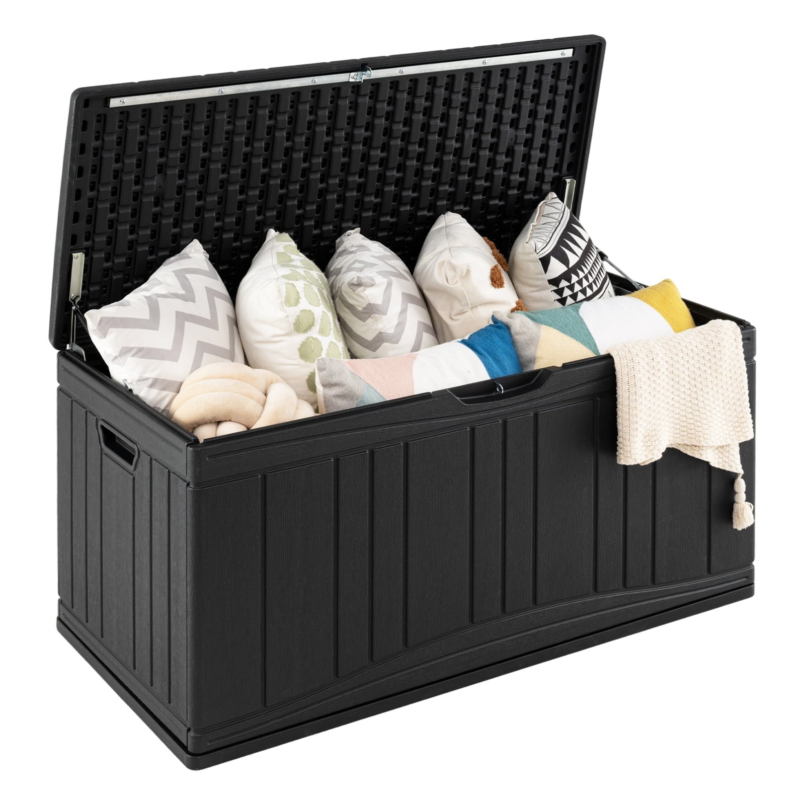 Erdvi 300 L sodo daiktadėžė su dujiniais amortizatoriais (Juoda)