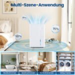 Galingas oro sausintuvas su 40 l/dienos našumu ir 3 veikimo režimais (Balta) – Paveikslėlis 2