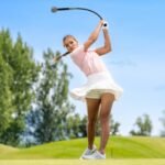 Golfo treniruoklis su pasverta galvute ir ergonomiška rankena (Pilka) – Paveikslėlis 3