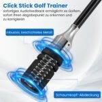 Golfo treniruoklis su garso grįžtamuoju ryšiu ir neslystančia rankena (Juoda) – Paveikslėlis 5