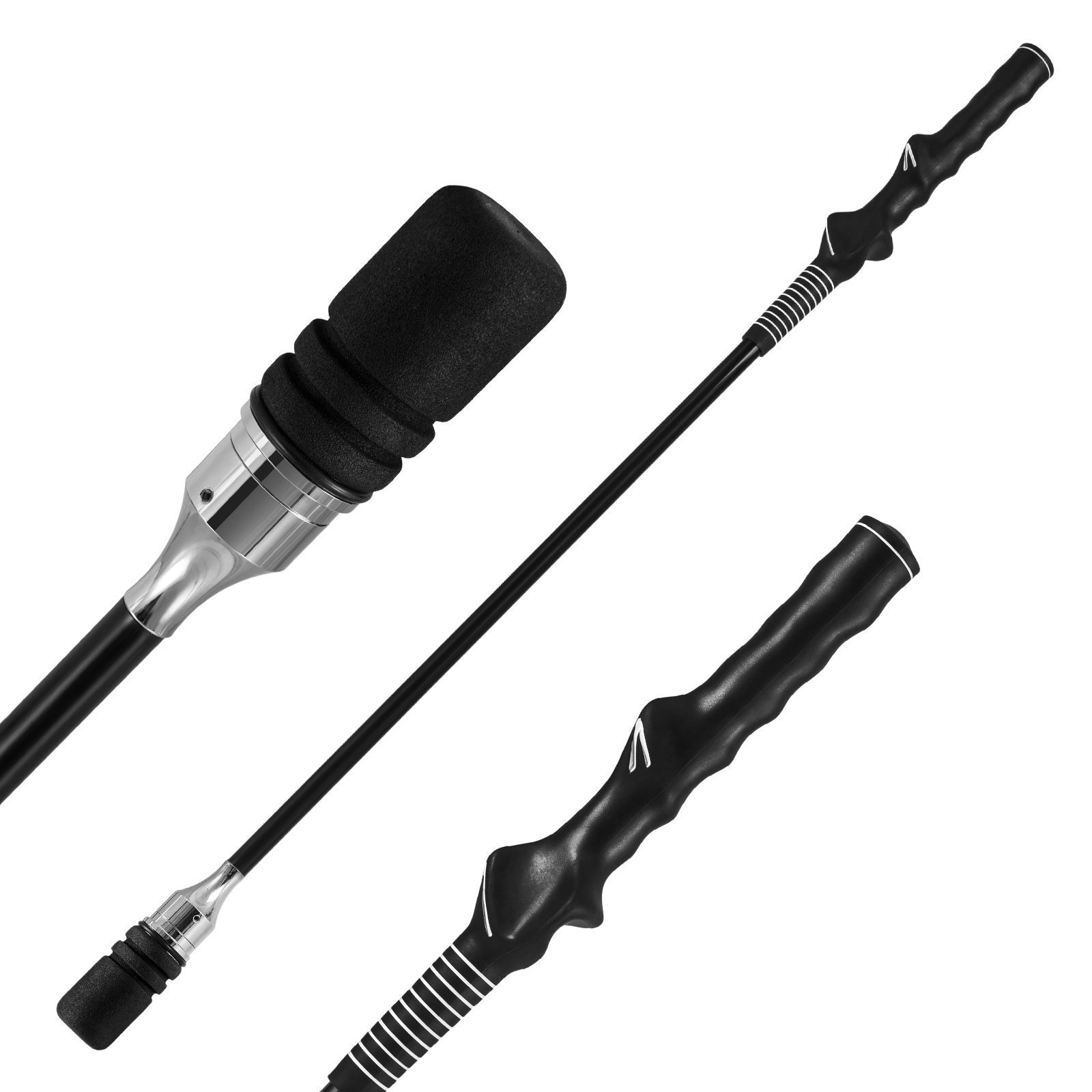 Golfo sūpynių treniruoklis su garso grįžtamuoju ryšiu ir neslystančia rankena (Juoda)