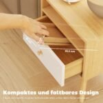 Lankstus bambukinis sofos porankio padėklas – Paveikslėlis 7