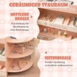 Medicininių žaidimų rinkinys su žaisliniu KT aparatu ir regos lentele (Rožinė)