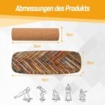 Medinė balansinė lenta su stabilizuotu kamštiniu voleliu (Įvairiaspalvė) – Paveikslėlis 2