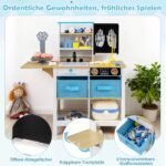 Medinis gydytojo kabineto žaidimų rinkinys vaikams su rašomąja lentele ir svarstyklėmis (Balta) – Paveikslėlis 5