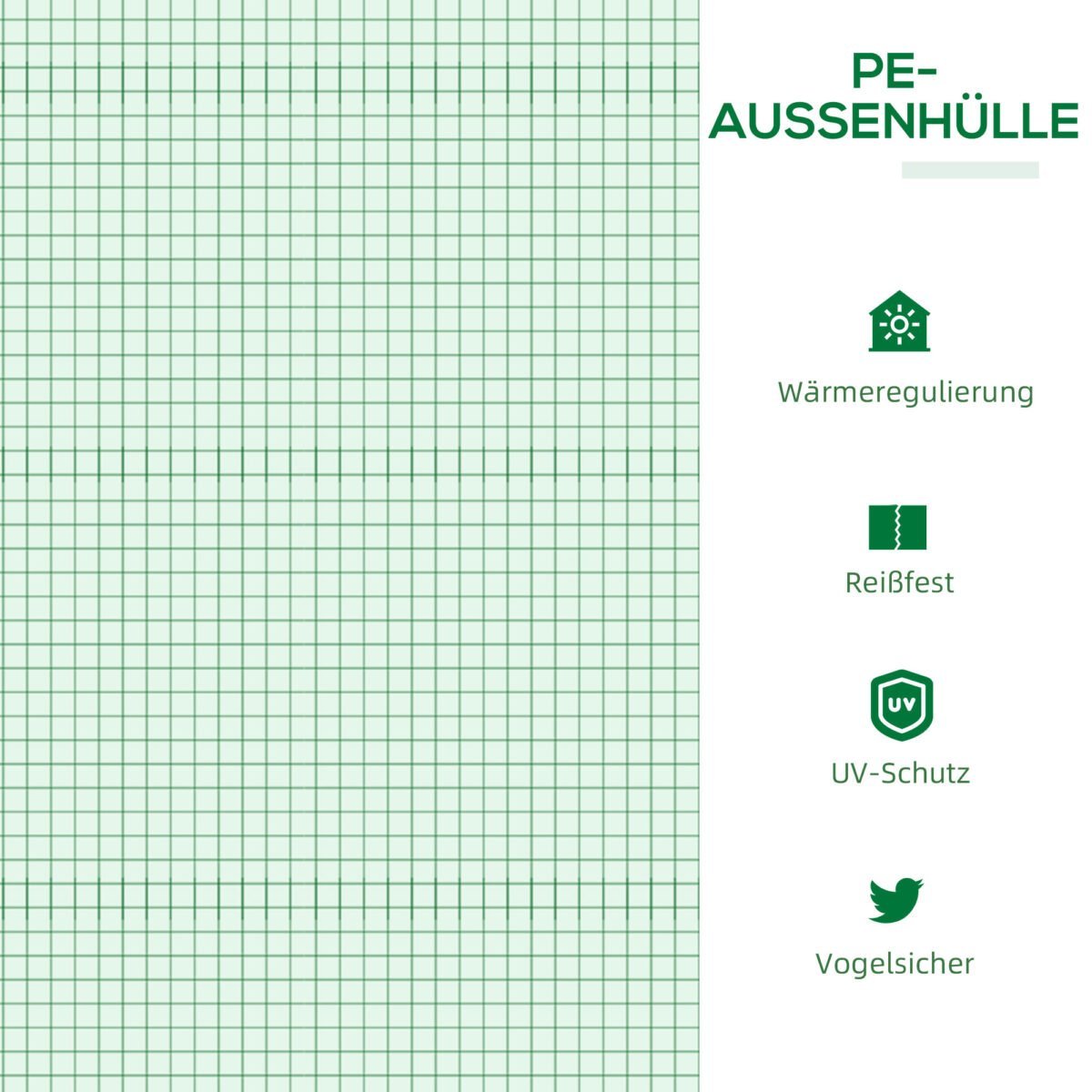 Mini šiltnamis atsparus oro sąlygoms su atveriamais langais – Paveikslėlis 4