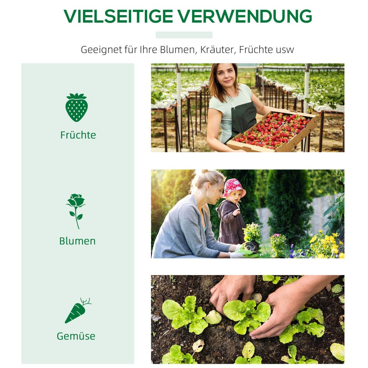 Mini šiltnamis atsparus oro sąlygoms su atveriamais langais – Paveikslėlis 7