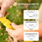 Nešiojamas badmintono tinklo komplektas su 4 raketėmis – Paveikslėlis 5