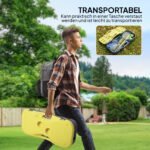 Nešiojamas badmintono tinklo komplektas su 4 raketėmis – Paveikslėlis 6